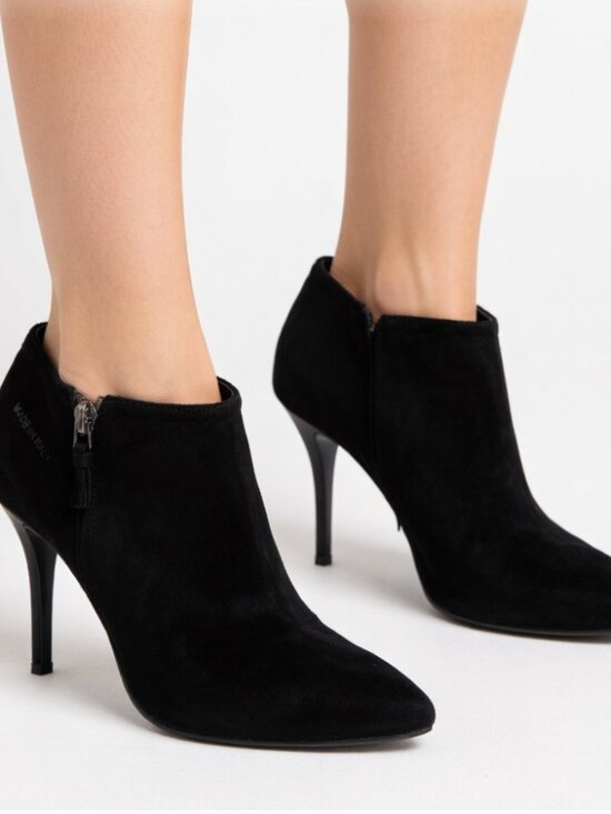 Balenciaga Shoes - 🖤 Balenciaga Suede Stiletto Ankle Boots – Italian Made – EU 36.5 / US 6 🖤
